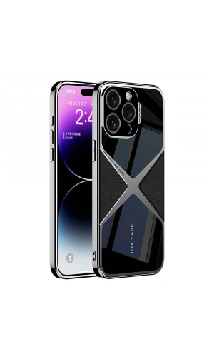 Apple iPhone 14 Pro Kılıf Ultra İnce Kamera Korumalı PC + Deri Arka Yüzey Zore X-Pro Kapak