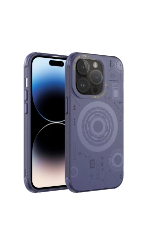 Apple iPhone 14 Pro Kılıf Zore Wireless Şarj Özellikli Desenli Hot Kapak