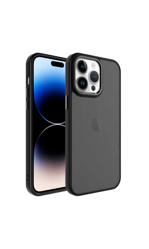 Apple iPhone 14 Pro Max Kılıf Buzlu Sert PC Zore May Kapak