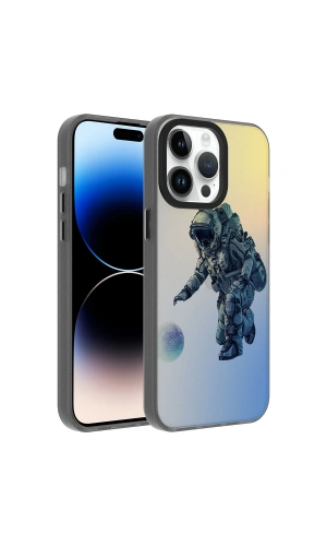 Apple iPhone 14 Pro Max Kılıf Desenli Zore Dragon Sert Kapak