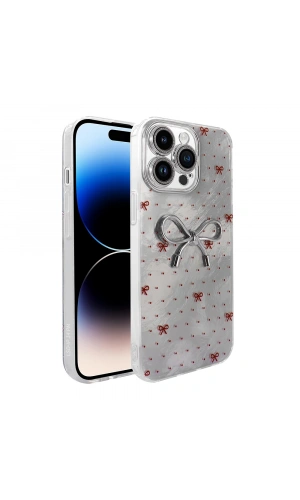 Apple iPhone 14 Pro Max Kılıf Kamera Korumalı Figürlü Zore Ponti Silikon Kapak