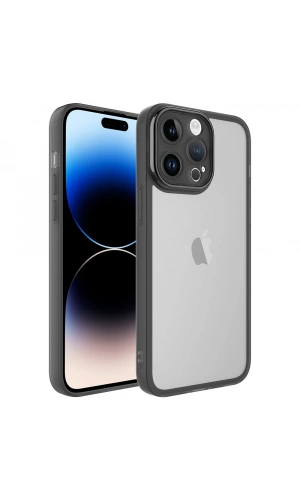 Apple iPhone 14 Pro Max Kılıf Kamera Korumalı Transparan Zore Post Kapak