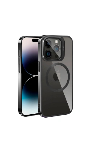 Apple iPhone 14 Pro Max Kılıf M-safe Şarj Özellikli Standlı Zore Klon Kapak