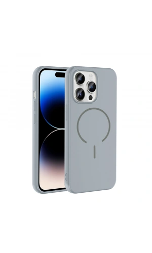 Apple iPhone 14 Pro Max Kılıf M-safe Şarj Özellikli Zore Meta Kapak