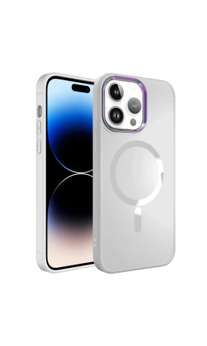 Apple iPhone 14 Pro Max Kılıf M-safe Wireless Şarj Özellikli Zore Stil Kapak