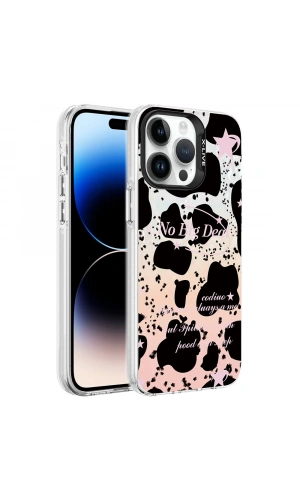 Apple iPhone 14 Pro Max Kılıf Mermer Desenli Zore Marbello Kapak
