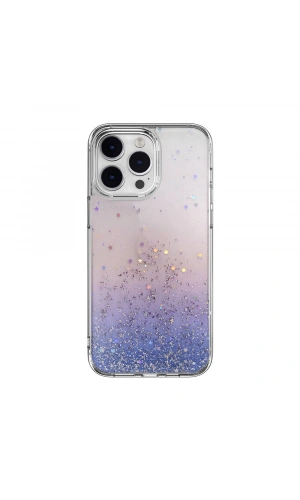 Apple iPhone 14 Pro Max Kılıf Parlayan Simli Şeffaf Lisanslı Switcheasy Starfield Kapak