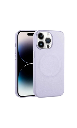 Apple iPhone 14 Pro Max Kılıf PU Deri M-safe Wireless Şarj Özellikli Zore Derix Kapak
