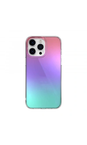 Apple iPhone 14 Pro Max Kılıf Renk Geçişli Kenarları Şeffaf Tasarımlı Lisanslı Switcheasy Crush Plus Kapak