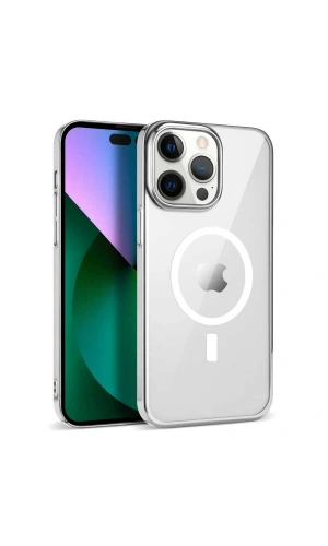 Apple iPhone 14 Pro Max Kılıf Zore Wireless Şarj Özellikli Pixel M-safe Kapak