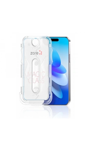 Apple iPhone 14 Pro Max Zore Kolay Uygulama Aparatlı 5D Magic Glass Cam Ekran Koruyucu
