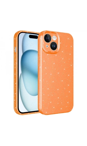 Apple iPhone 15 Kılıf Kamera Korumalı Simli Lüks Zore Koton Kapak