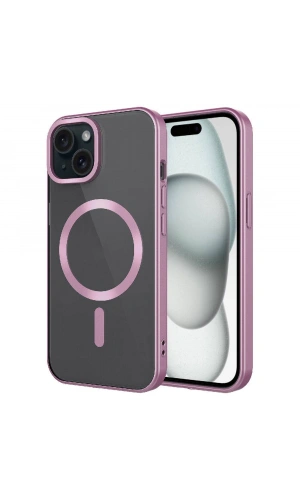 Apple iPhone 15 Kılıf Mat Tasarımlı M-safe Wireless Şarj Özellikli Zore Mat Setro Kapak