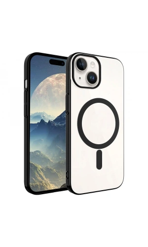 Apple iPhone 15 Kılıf Zore Wireless Şarj Özellikli Pixel M-safe Kapak