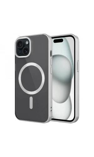Apple iPhone 15 Plus Kılıf Mat Tasarımlı M-safe Wireless Şarj Özellikli Zore Mat Setro Kapak