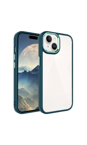 Apple iPhone 15 Plus Kılıf Zore Krom Kapak