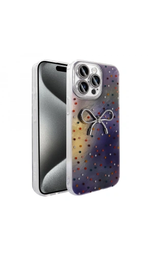 Apple iPhone 15 Pro Kılıf Kamera Korumalı Figürlü Zore Ponti Silikon Kapak