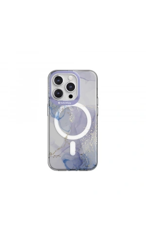 Apple iPhone 15 Pro Kılıf M-safe Şarj Özellikli Çift IMD Baskılı Lisanslı Switcheasy Artist-M Veil Kapak
