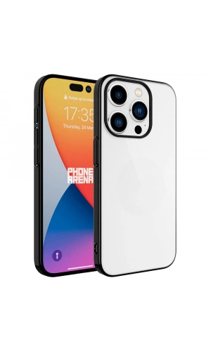 Apple iPhone 15 Pro Kılıf Sert PC Renkli Çerçeveli Zore Riksos Kapak