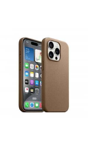 Apple iPhone 15 Pro Kılıf Zore M-safe Şarj Özellikli Mikro Fiber Optimal Kapak