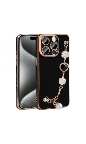 Apple iPhone 15 Pro Max Kılıf El Tutamaçlı Kamera Korumalı Zore Taka Silikon Kapak