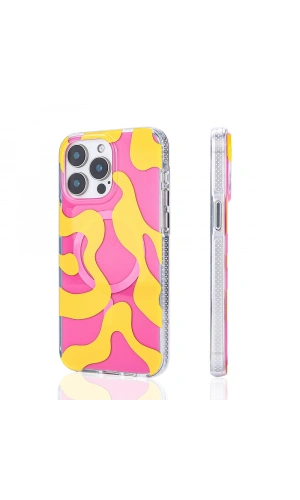 Apple iPhone 15 Pro Max Kılıf M-safe Şarj Özellikli Zore Stilo Kapak