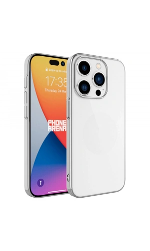 Apple iPhone 15 Pro Max Kılıf Sert PC Renkli Çerçeveli Zore Riksos Kapak