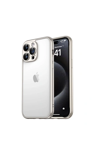 Apple iPhone 15 Pro Max Kılıf Zore Kamera Korumalı Bontez Bumper