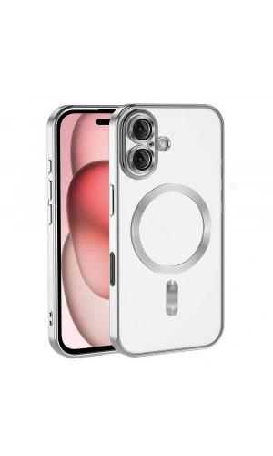 Apple iPhone 16 Kılıf Kamera Korumalı M-safe Wireless Şarj Özellikli Zore Demre Kapak