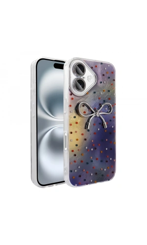 Apple iPhone 16 Plus Kılıf Kamera Korumalı Figürlü Zore Ponti Silikon Kapak