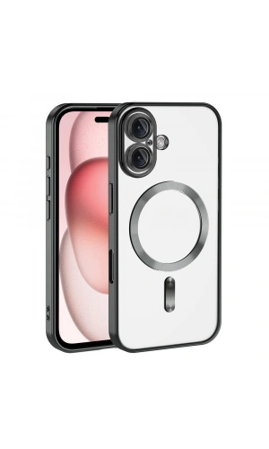 Apple iPhone 16 Plus Kılıf Kamera Korumalı M-safe Wireless Şarj Özellikli Zore Demre Kapak