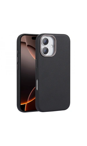 Apple iPhone 16 Plus Kılıf M-safe Şarj Özellikli PU Deri Zore Adora Kapak