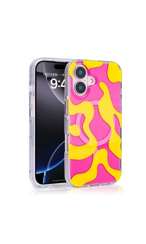 Apple iPhone 16 Plus Kılıf M-safe Şarj Özellikli Zore Stilo Kapak