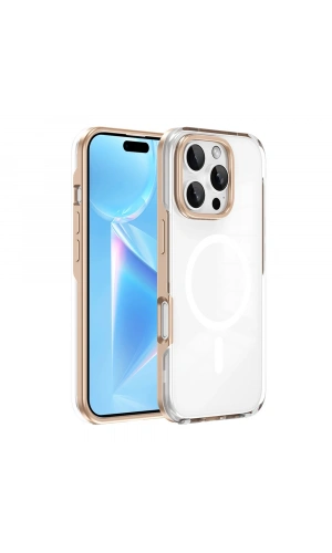 Apple iPhone 16 Pro Kılıf M-safe Şarj Özellikli Çıkarılabilir Arka Yüzeyli Zore Polar Kapak