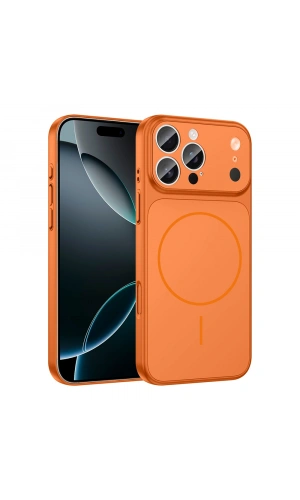 Apple iPhone 16 Pro Kılıf Zore M-Safe Şarj Özellikli Kamera Korumalı Formen Kapak