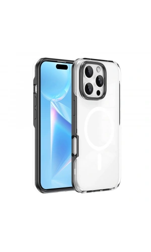 Apple iPhone 16 Pro Max Kılıf M-safe Şarj Özellikli Çıkarılabilir Arka Yüzeyli Zore Polar Kapak