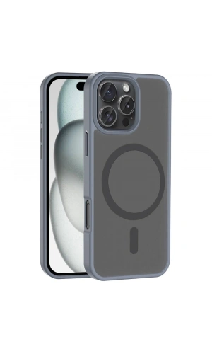Apple iPhone 16 Pro Max Kılıf M-safe Şarj Özellikli Mat Arka Yüzey Zore Sio Kapak