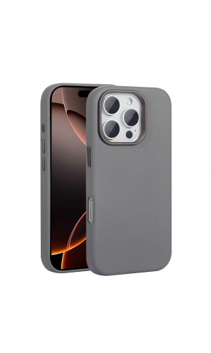 Apple iPhone 16 Pro Max Kılıf M-safe Şarj Özellikli PU Deri Zore Adora Kapak