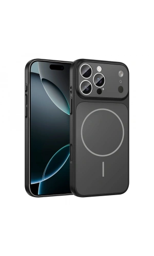 Apple iPhone 16 Pro Max Kılıf Zore M-Safe Şarj Özellikli Kamera Korumalı Formen Kapak