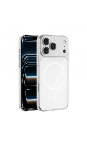 Apple iPhone 16 Pro Max Kılıf Zore M-Safe Şarj Özellikli Kamera Korumalı Spark Kapak