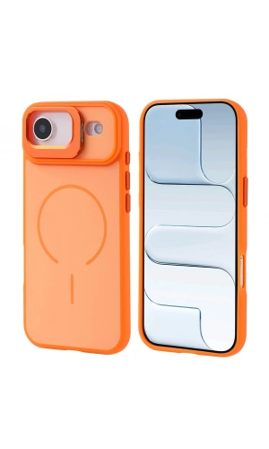 Apple iPhone 17 Air Kılıf M-safe Şarj Özellikli Kamera Standlı Zore Notron Kapak