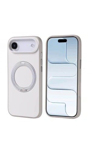 Apple iPhone 17 Air Kılıf M-Safe Şarj Özellikli Standlı Zore Proton Silikon Kapak