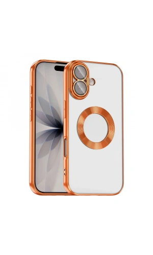 Apple iPhone 17 Kılıf Kamera Korumalı Logo Gösteren Zore Omega Kapak
