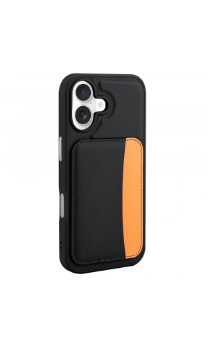Apple iPhone 17 Kılıf Kartlıklı Zore X-Kart Silikon Kapak