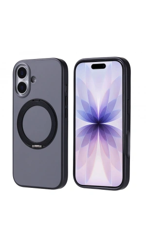 Apple iPhone 17 Kılıf M-Safe Şarj Özellikli Standlı Zore Proton Silikon Kapak