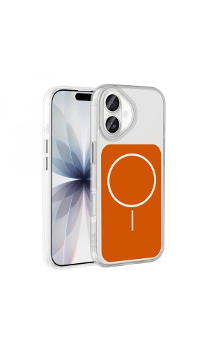 Apple iPhone 17 Kılıf Metal Buton Tasarımlı Zore İkonik Sert Silikon Kapak