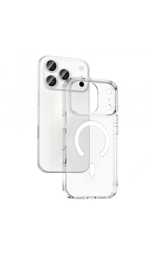Apple iPhone 17 Pro Kılıf M-safe Şarj Özellikli Kamera Korumalı Zore Kripto Kapak