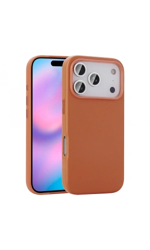 Apple iPhone 17 Pro Kılıf M-safe Şarj Özellikli PU Deri Görünümlü Zore Kupra Kapak