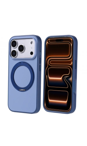 Apple iPhone 17 Pro Kılıf M-Safe Şarj Özellikli Standlı Zore Proton Silikon Kapak