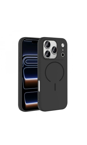 Apple iPhone 17 Pro Kılıf M-safe Şarj Özellikli Zore Meta Kapak